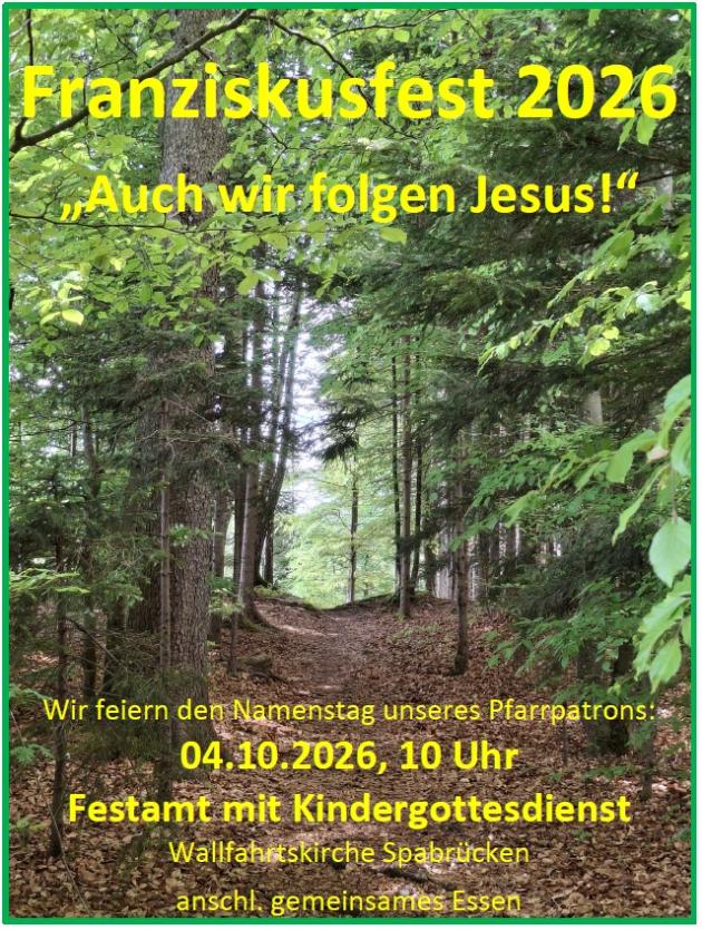 Franziskusfest 2026