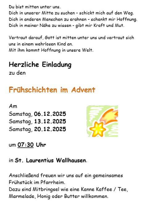 Frühschichten im Advent 2025_Plakat